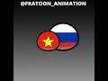 Quan hệ giữa Việt Nam - Nga Qua Các Năm 🇻🇳🇷🇺 | Fratoonball Animation