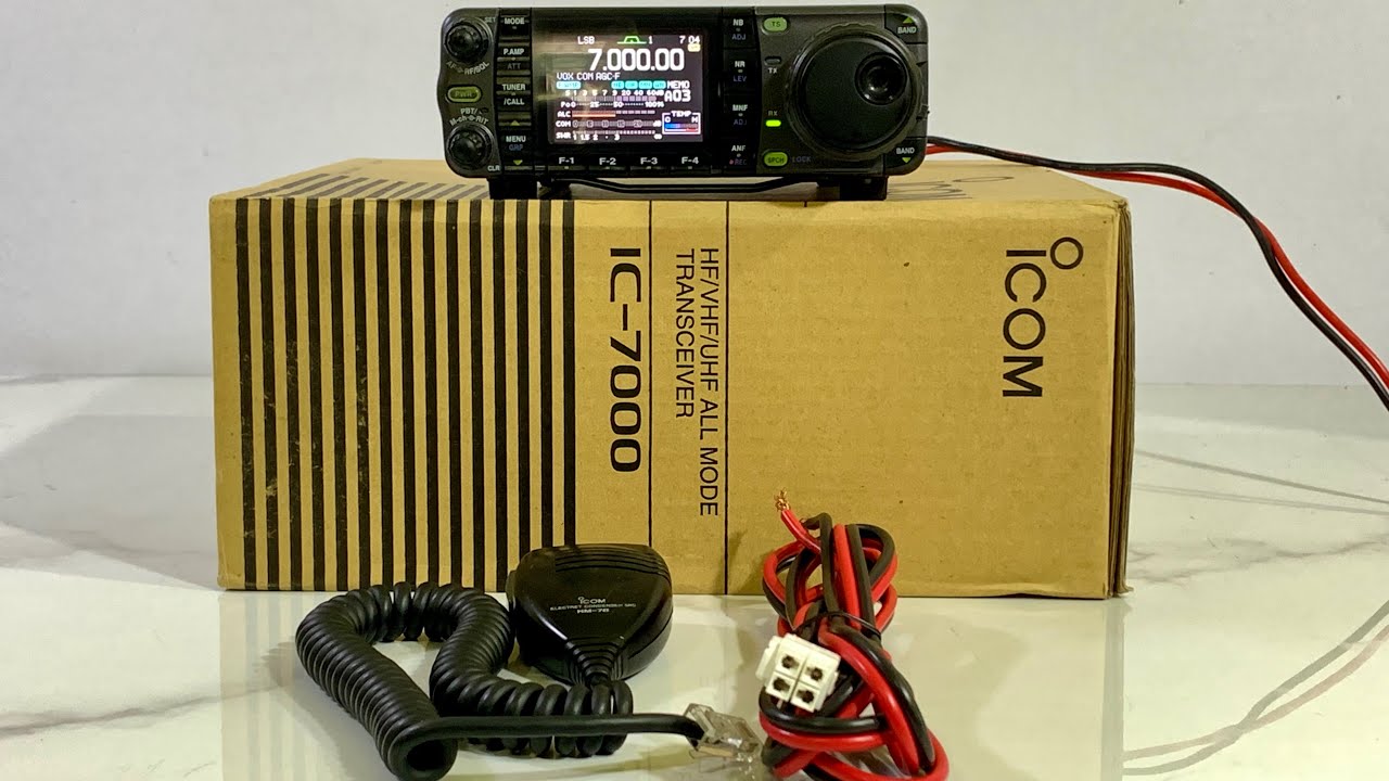 💥iCom IC-7000 All-Band 100/40/60W Detachable Head💥 - YouTube