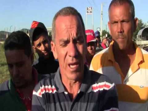 Ruta de carros Amina-Santiago protestan nuevamente