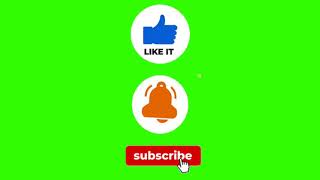 Like , Hit Bell Icon & Subscribe Button - Green Screen || By Green Screen Tutorial