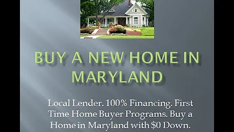 Buy a New Home in Maryland