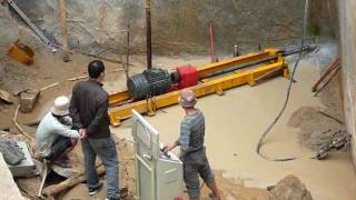 Electric Horizontal core-boring machine