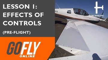 OLD Recreational Pilot Certificate Lesson 1: Effects of controls [Pre flight video]