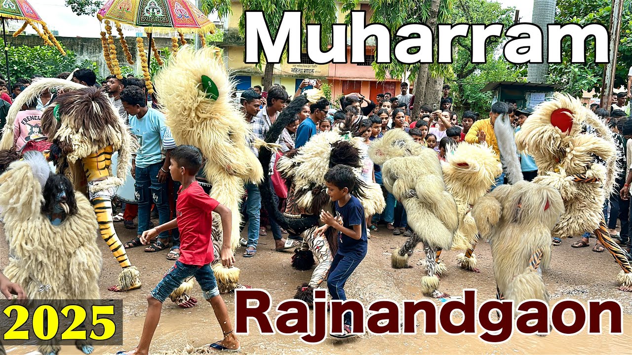 Rajnandgaon Muharram 2025 | Rajnandgaon Sher Dance 2025