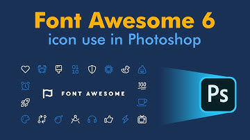 how to use font awesome 6 icons in photoshop