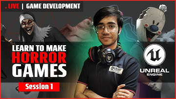 🔴1. Live Horror Game Development - Unreal Engine 🎮 | #UE5 #GameDev #horrorgaming