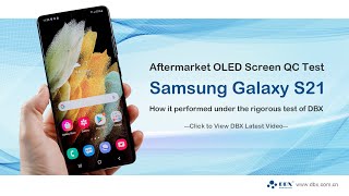 Aftermarket OLED Screen QC Test for Samsung Galaxy S21 #samsung #s21 #test