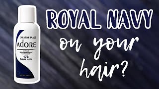 Adore ROYAL NAVY | Hair Swatches