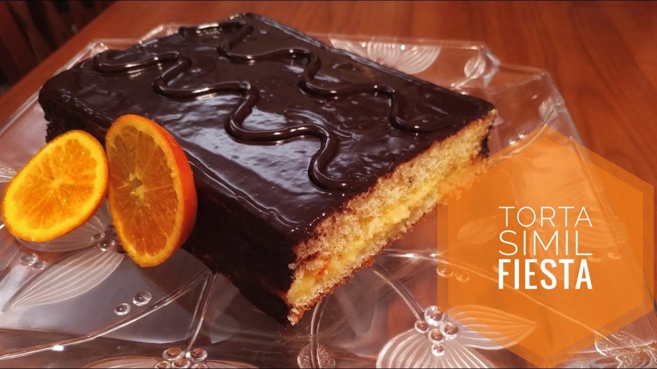 Torta simil FIESTA/torta all'arancia e cioccolato fondente-chocolate and orange cake