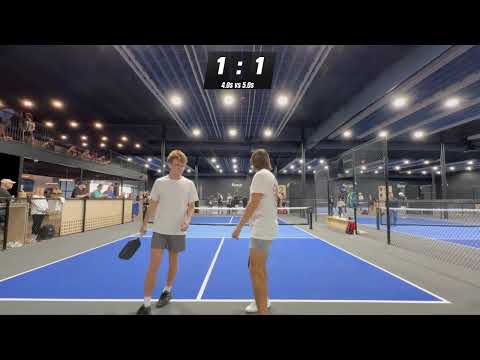 THE DIFFERENCE BETWEEN 5.0 and 4.0 | GOLD MEDAL MATCH | Dink the Halls | The Picklr Biloxi