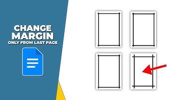 How to change margin only from last page in Google Docs