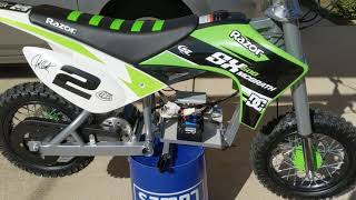 Razor Dirt Bike 40V Hart Lithium Battery EASY mod Part 1