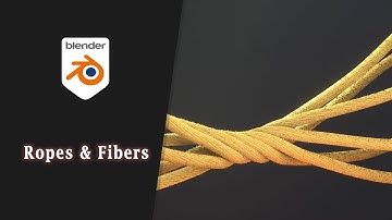 [Tut] Ropes and Fibers with Helical Connections - Blender Geometry Nodes Presets 4.5