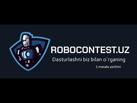 ROBOCONTEST 1-MASALA YECHIMI.  A+B