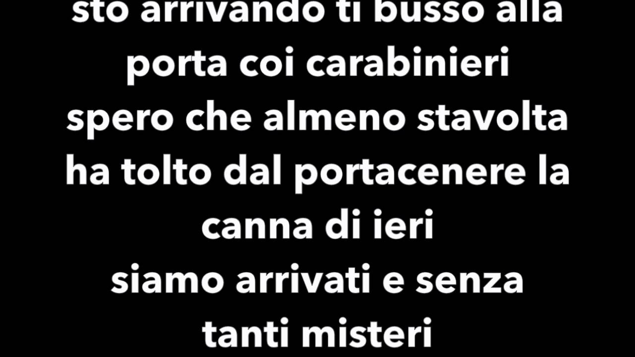 E La Pula Bussò Fabri Fibra Testo
