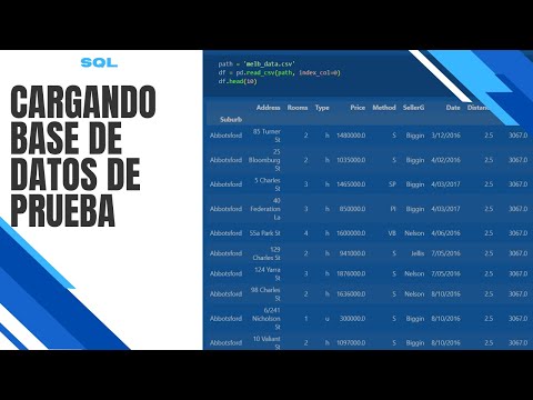 SQL: cargando base de datos de práctica en PostgreSQL