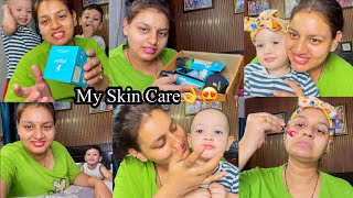 Kyu Humari Ladai Kraware Ho Bhai?My Skin Care New Product And Skin Care Routine👌😍ll Saasbahuvlog ll 