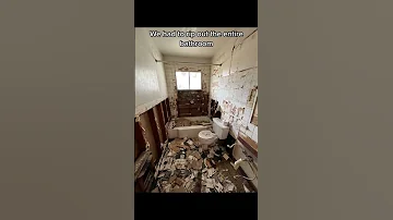 Before And After Of The Renovated Bathroom At The Flip House Bathroomrenovation 