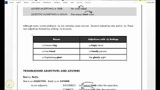Lecture   Modifiers 6 Adjective or Adverb