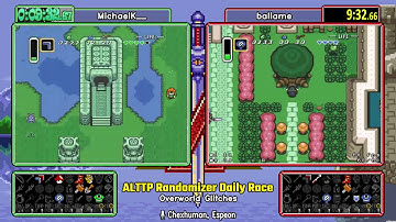Overworld Glitches 02/14/19 ALTTP Randomizer Daily Race