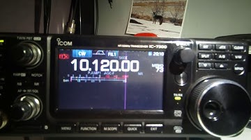 IC-7300 CW sidetone adjustment