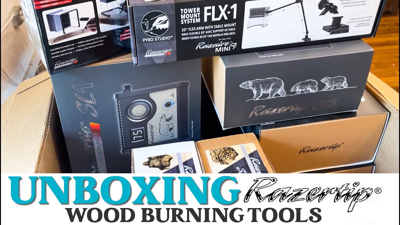 Pyrography Wood Burning Kit Unboxing. Aldi Ferrex 