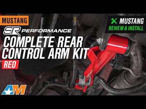 1979-2004 Mustang SR Performance Complete Rear Control Arm Kit - Red Review & Install