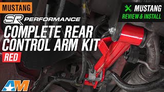 19792004 Mustang SR Performance Complete Rear Control Arm Kit  Red Review & Install