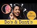 Ear piercing dos and donts  how to heal ear piercing faster  with results