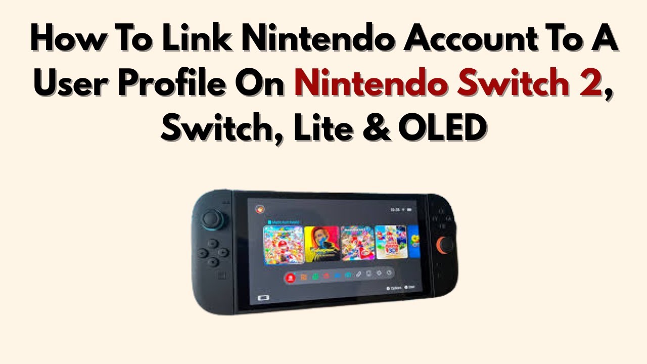 How To Link Nintendo Account To A User Profile On Nintendo