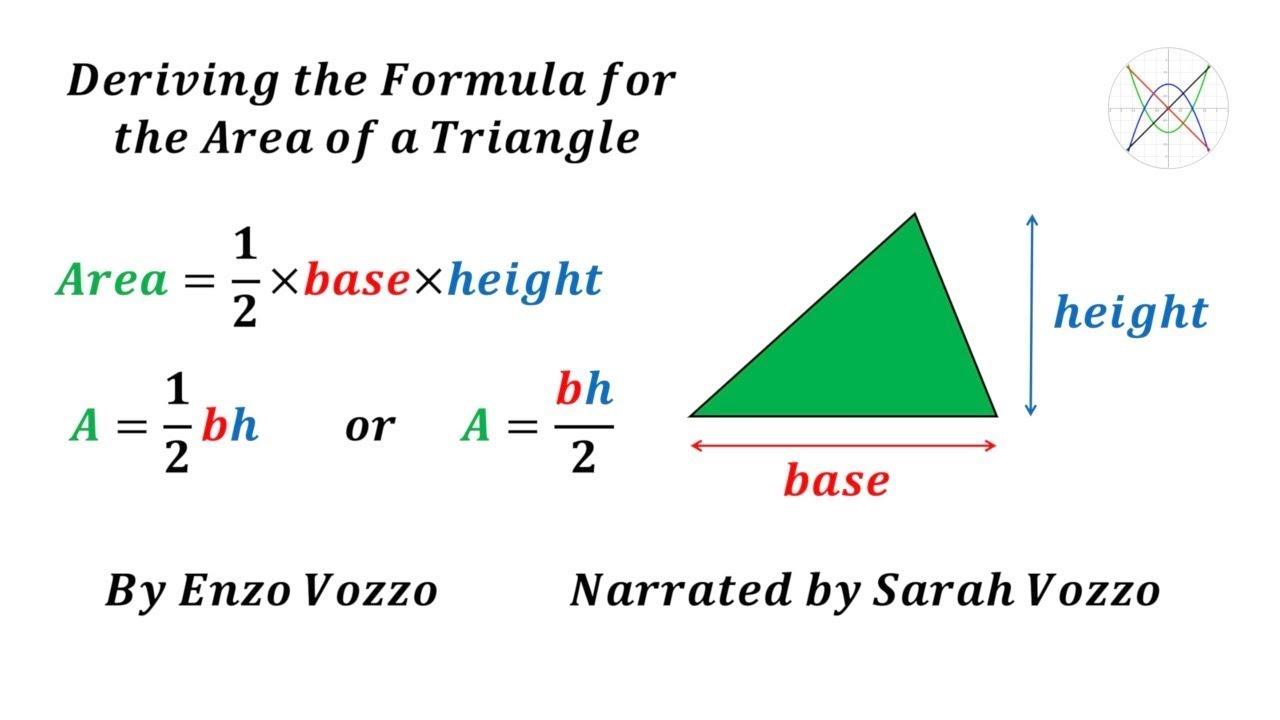 Area of a Triangle 🔺 Math for Kids 🏠 