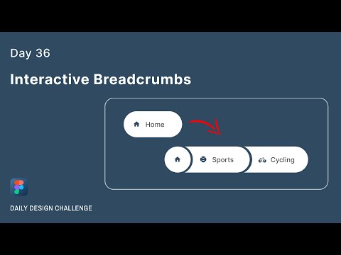 Daily UI Design Challenge | Day 36 | Interactive Breadcrumbs Animation