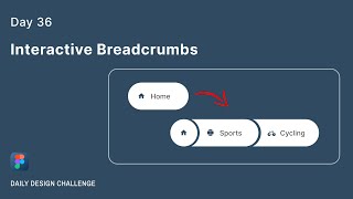 Daily UI Design Challenge | Day 36 | Interactive Breadcrumbs Animation