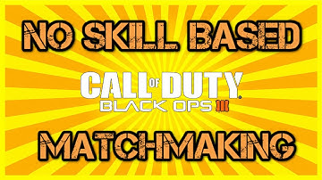 COD Black Ops 3 No Skill Based Matchmaking