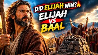 Elijah vs 450 Prophets of Baal — Fire From Heaven 🔥 | Bible Story