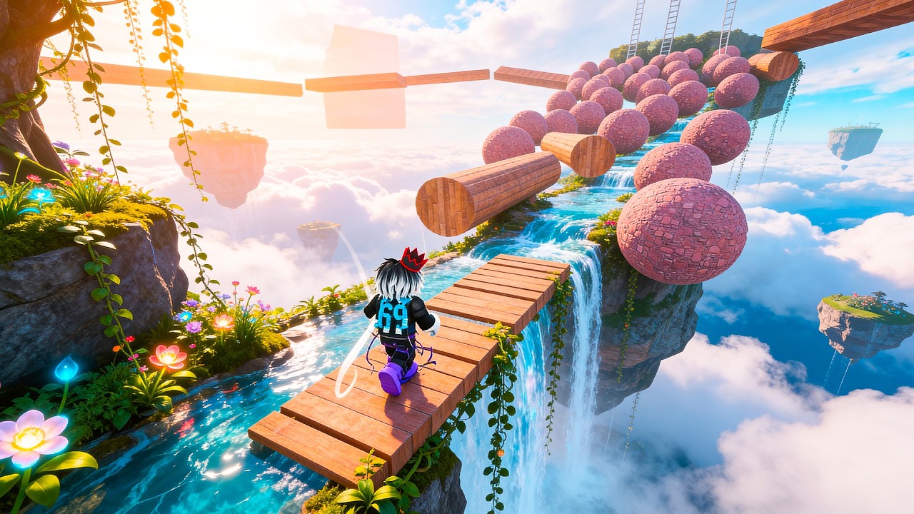 Roblox Parkour Gameplay No Copyright 4k 60fps | Roblox No Copyright Gameplay | Copyright Free | 89