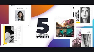 Square Insta Stories After Effects Templates screenshot 2