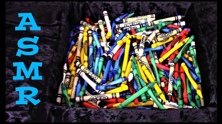 ASMR: Rummaging and Sorting Cray-Ons. (No Talking)