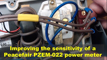Improving the sensitivity of a Peacefair PZEM-022 power meter