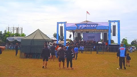 Detik-detik FOH dinyalakan Cek Sound Cumi-cumi Production feat Adella bareng Cak Dodot