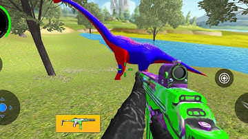 Wild Animal Hunter 3D - Dinosaur Hunter Game - Android Gameplay #143