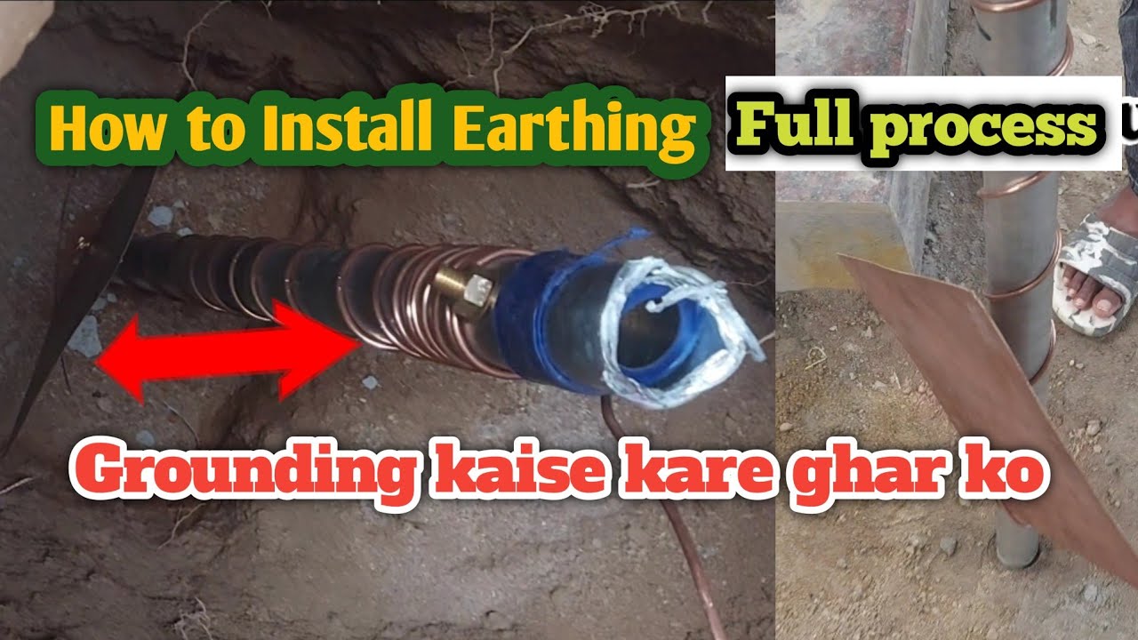 How to Install Earthing! Best earthing for home full process! grounding ...