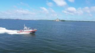 Staten Island Ferry getting Coast Guard escort