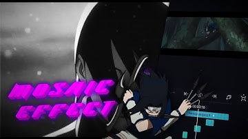 Tutorial Mosaic Effect - AMV Flow Tutorial || Alight Motion Tutorial