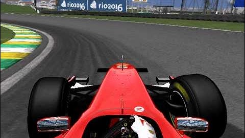 RFACTOR - f1 2011 Onboard lap with Fernando Alonso in Interlagos