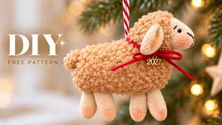 The Cutest Christmas Sheep for 2027! 🐑🎄 | FREE Pattern