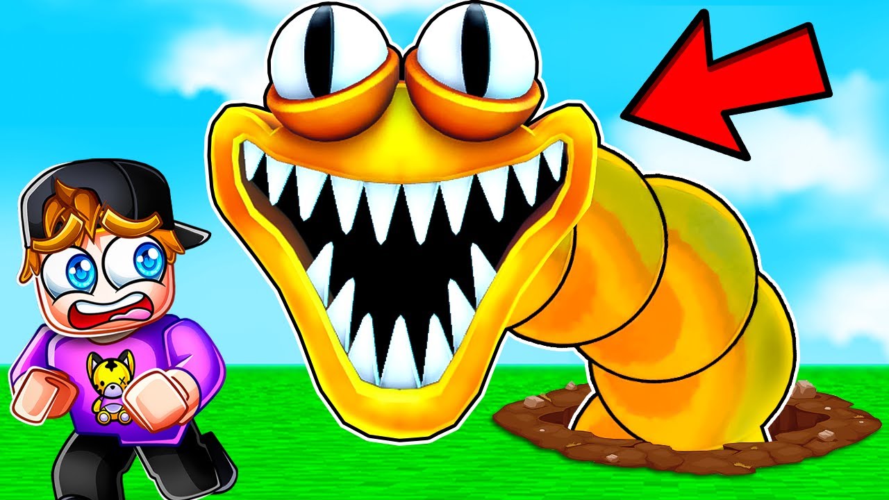 ROBLOX MORPH WORLD *NEW* HUNGRY RAINBOW WORMS!