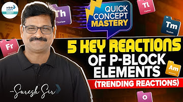 5 Key Reactions of p Block Elements || Trending Reactions || #NEET2026 || @InfinityLearn_NEET