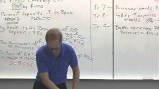 Money and Banking: Lecture 37 - The Money Multiplier 1