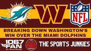 Commanders Shut Down The Dolphins | Sports Junkies